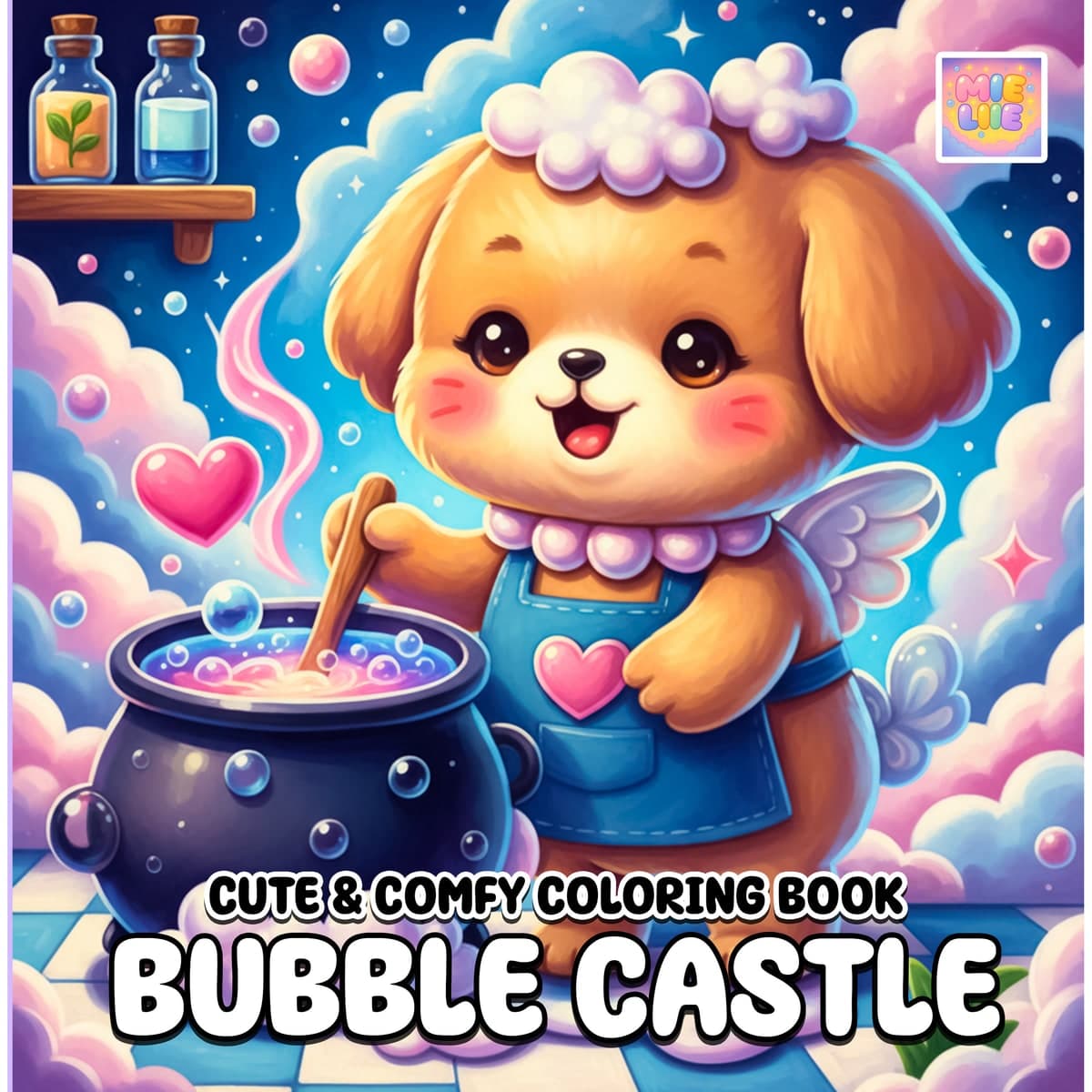 Bubble Castle Coloring Book cover