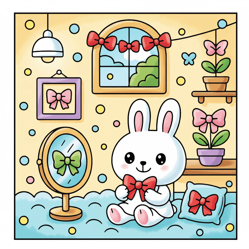 Bubble Corner Coloring Book colored sample 7