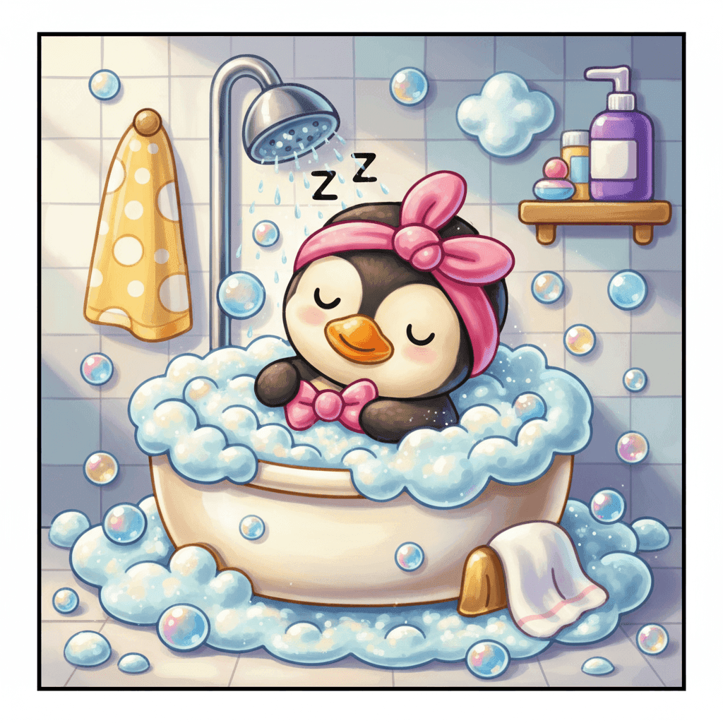 Bubble Corner Coloring Book colored sample 9