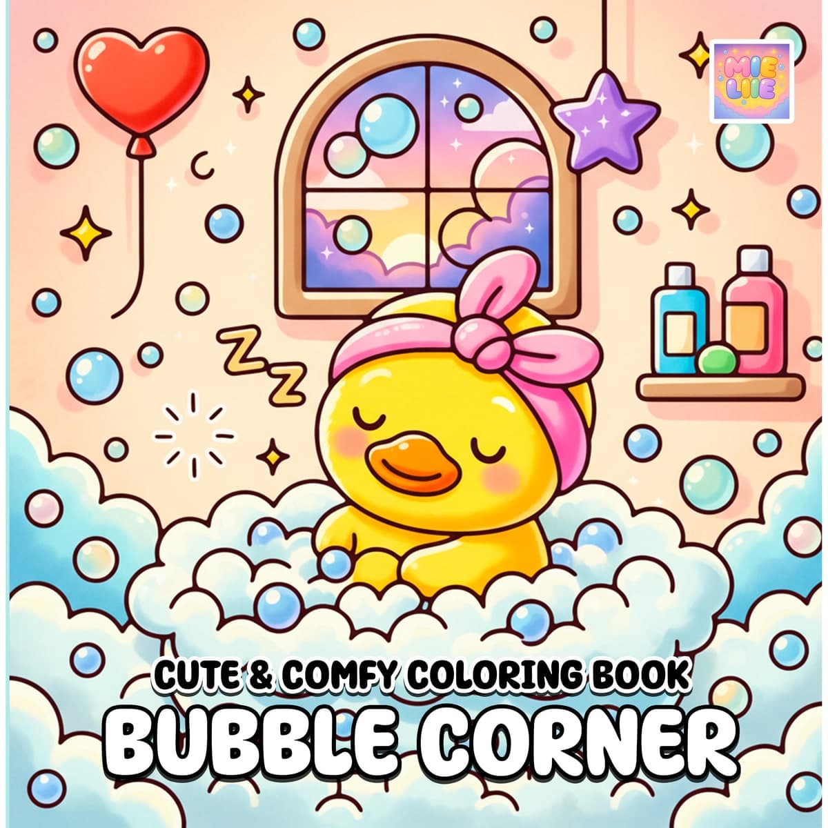 Bubble Corner Coloring Book cover
