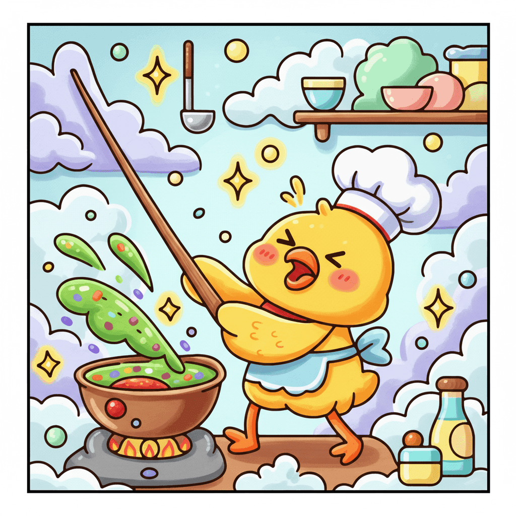 Bubble Food Coloring Book colored sample 2