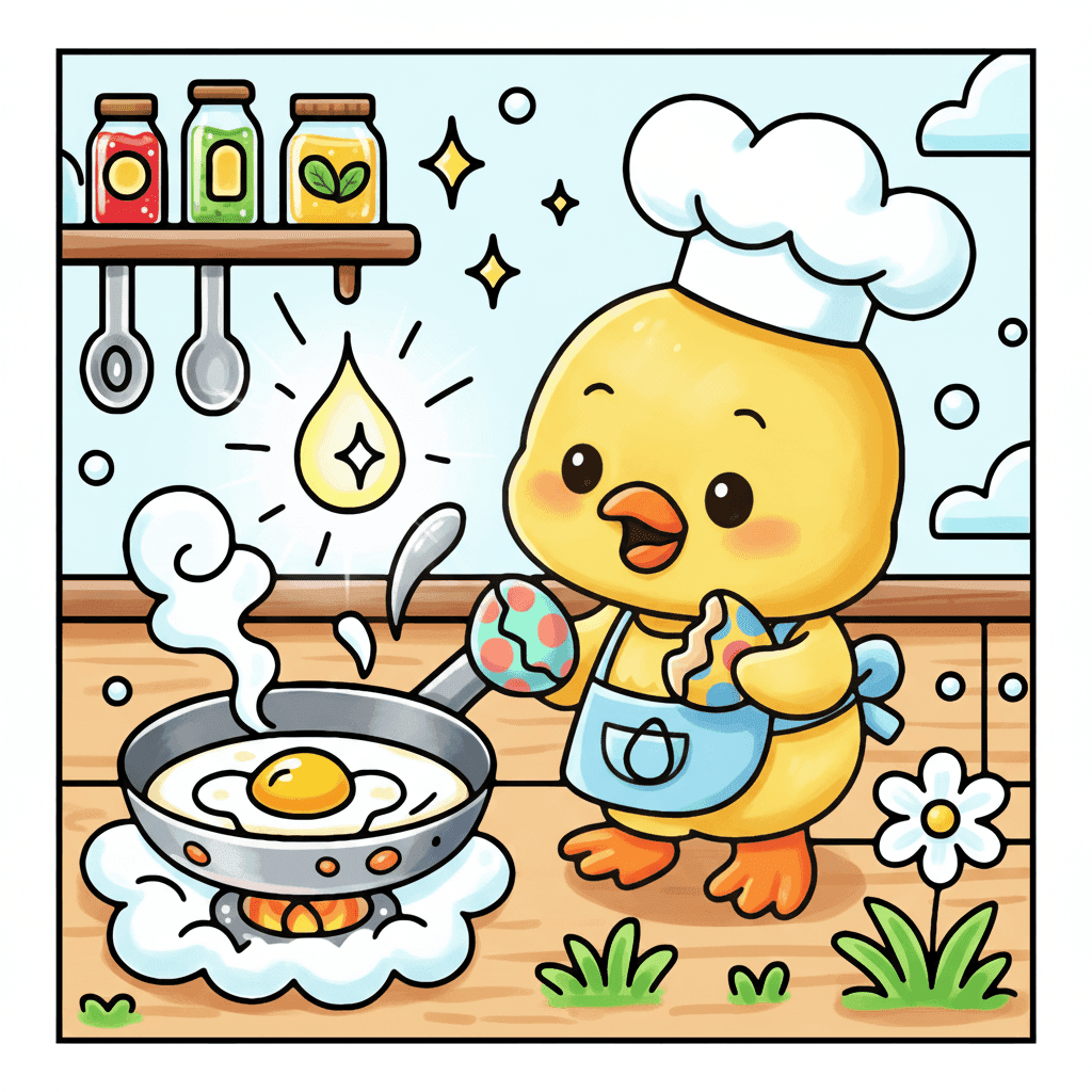 Bubble Food Coloring Book colored sample 7