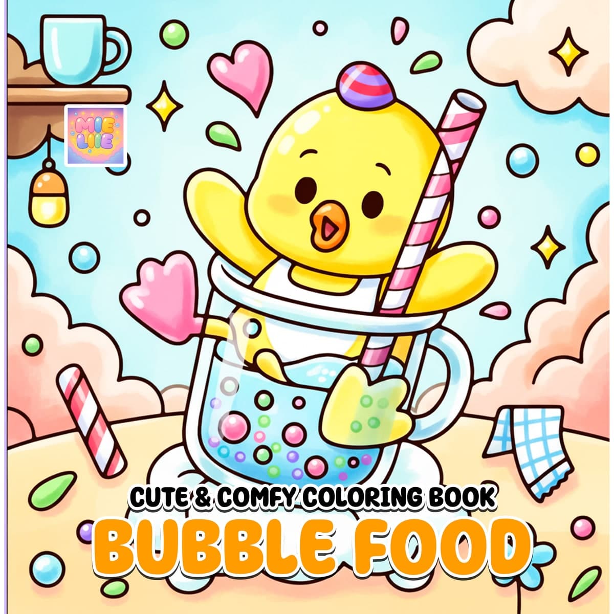 Bubble Food Coloring Book cover