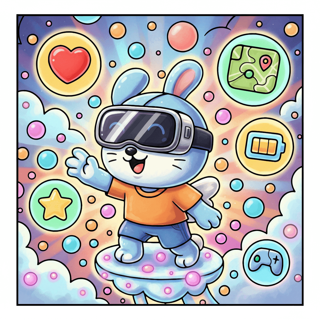 Bubble Tech Show Coloring Book colored sample 1