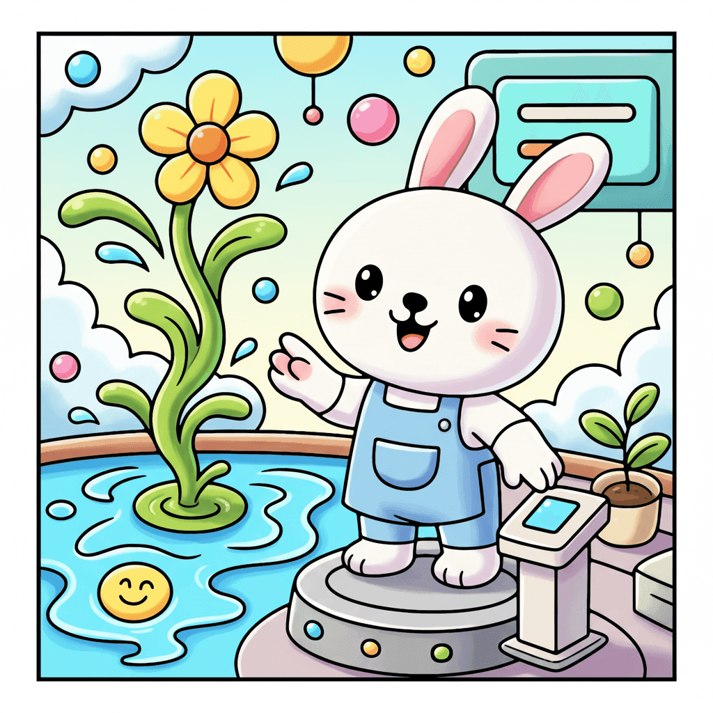 Bubble Tech Show Coloring Book colored sample 4
