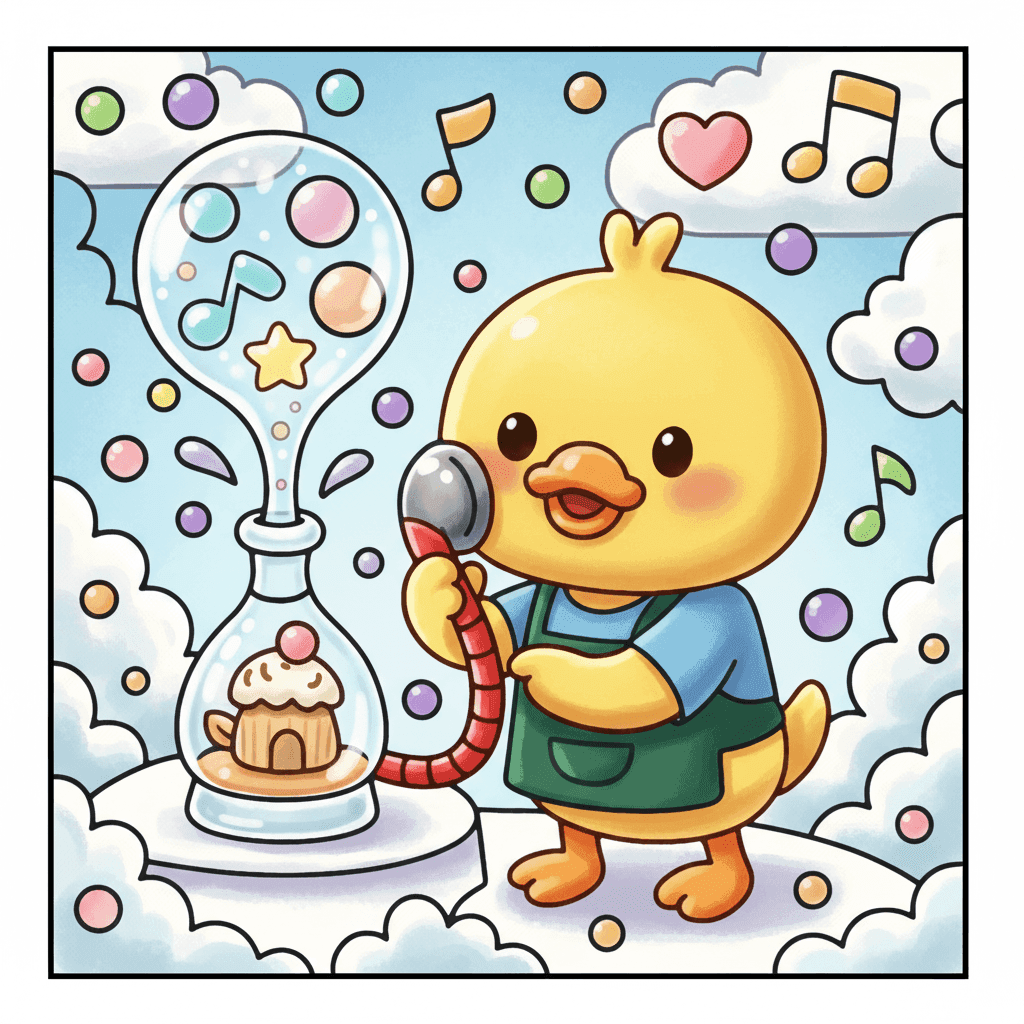 Bubble Tech Show Coloring Book colored sample 5