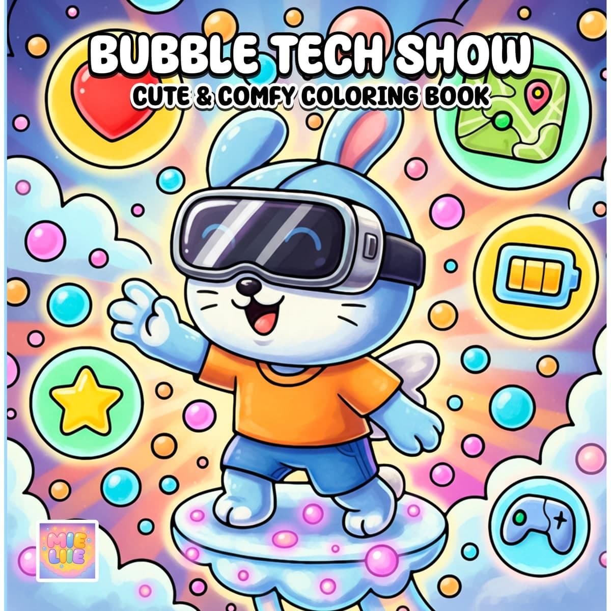 Bubble Tech Show Coloring Book cover