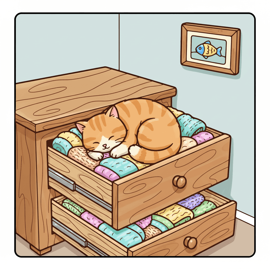 Cat Vibes Coloring Book colored sample 4