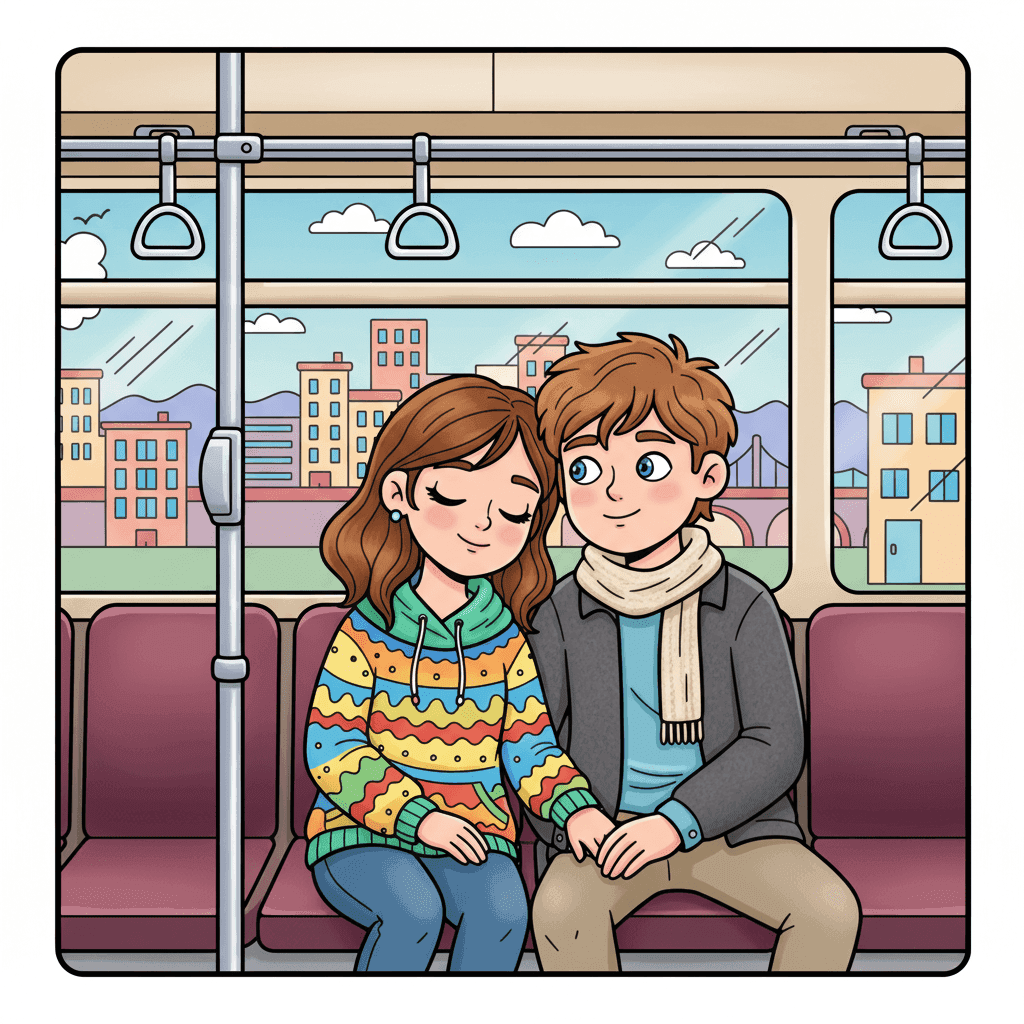 Couple Goals Coloring Book colored sample 1