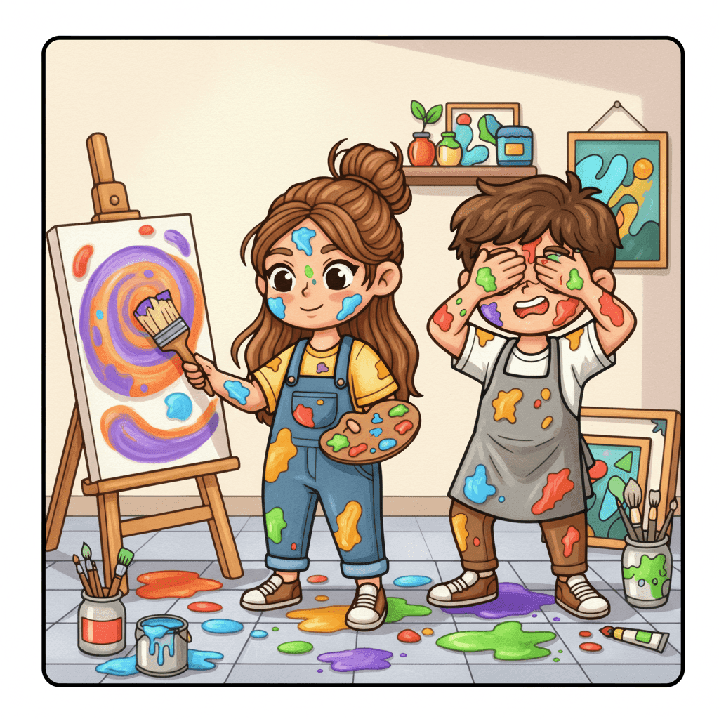 Couple Goals Coloring Book colored sample 6