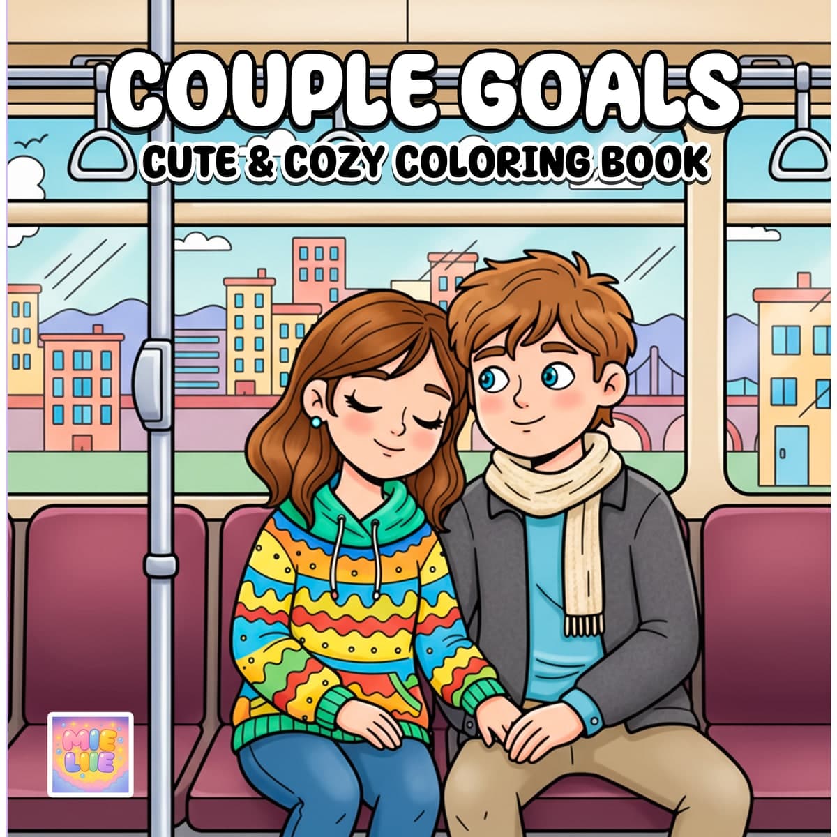 Couple Goals Coloring Book cover