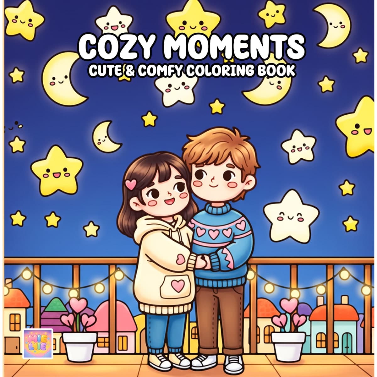Cozy Moments Coloring Book cover