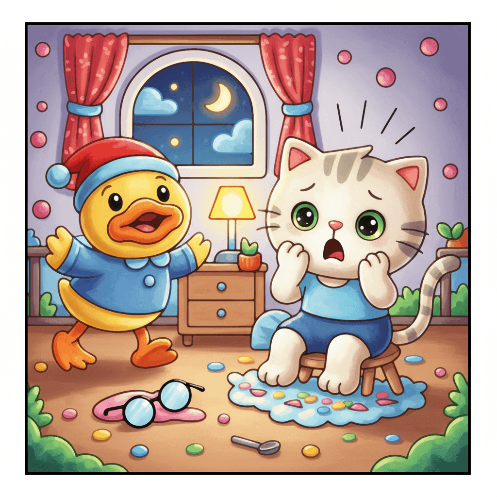 Funny Days Coloring Book colored sample 1
