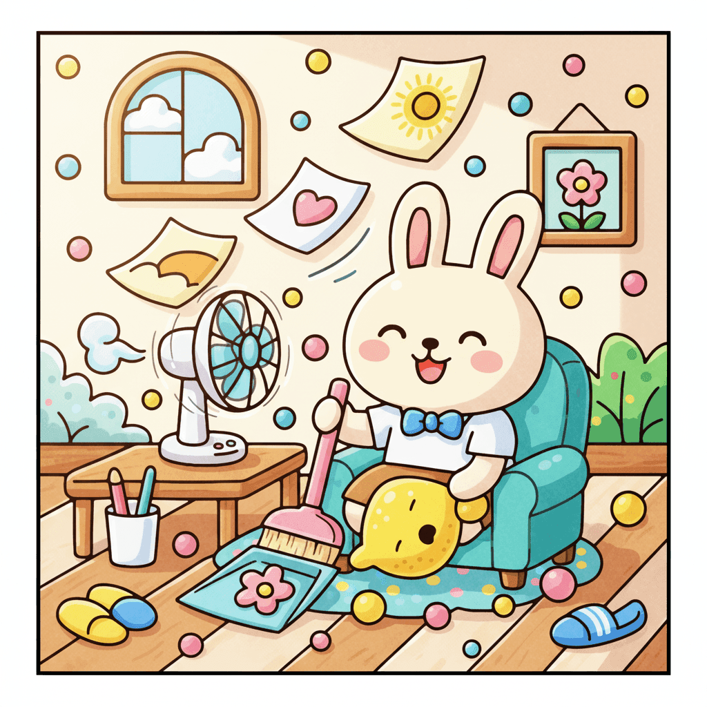 Funny Days Coloring Book colored sample 2
