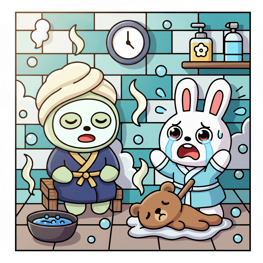Funny Days Coloring Book colored sample 3