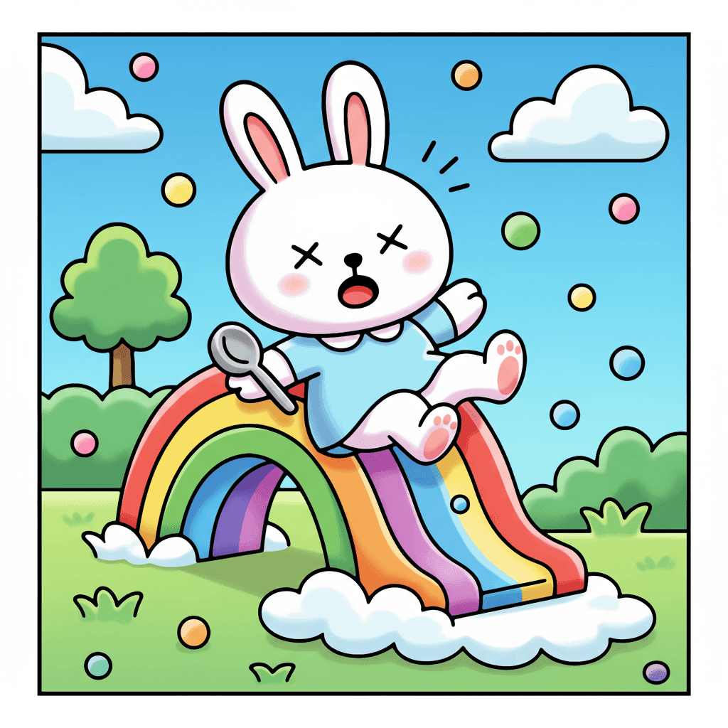 Funny Days Coloring Book colored sample 8