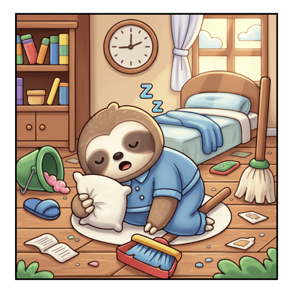 Funny Days Coloring Book colored sample 9