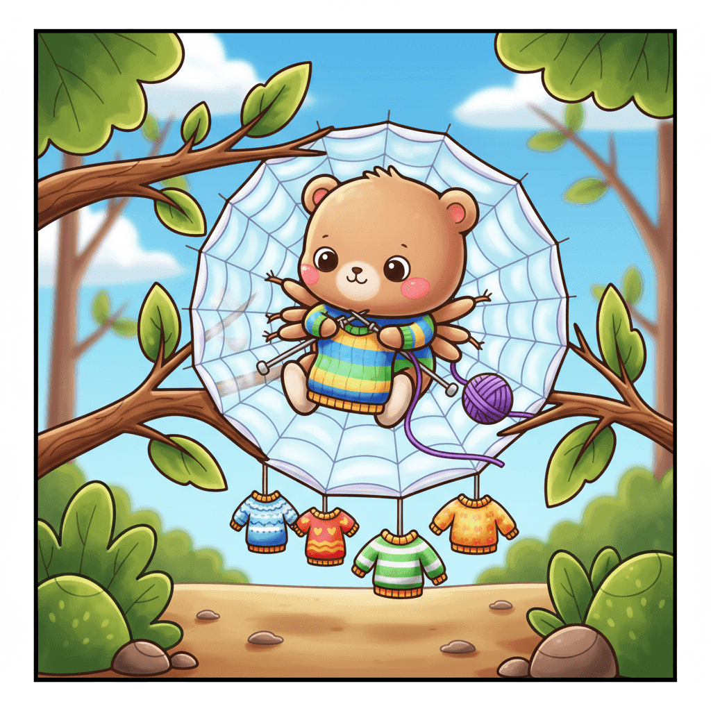 Little World Coloring Book colored sample 11