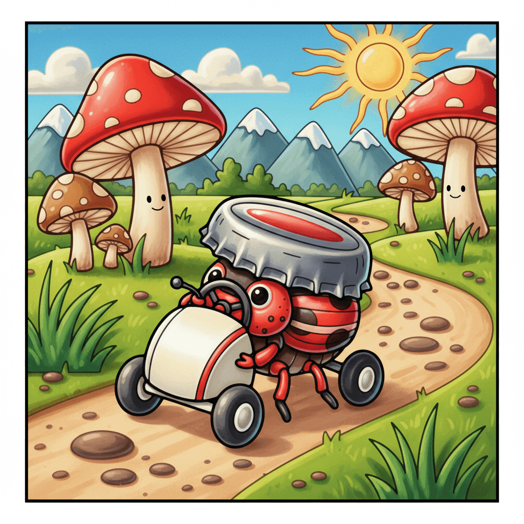 Little World Coloring Book colored sample 5
