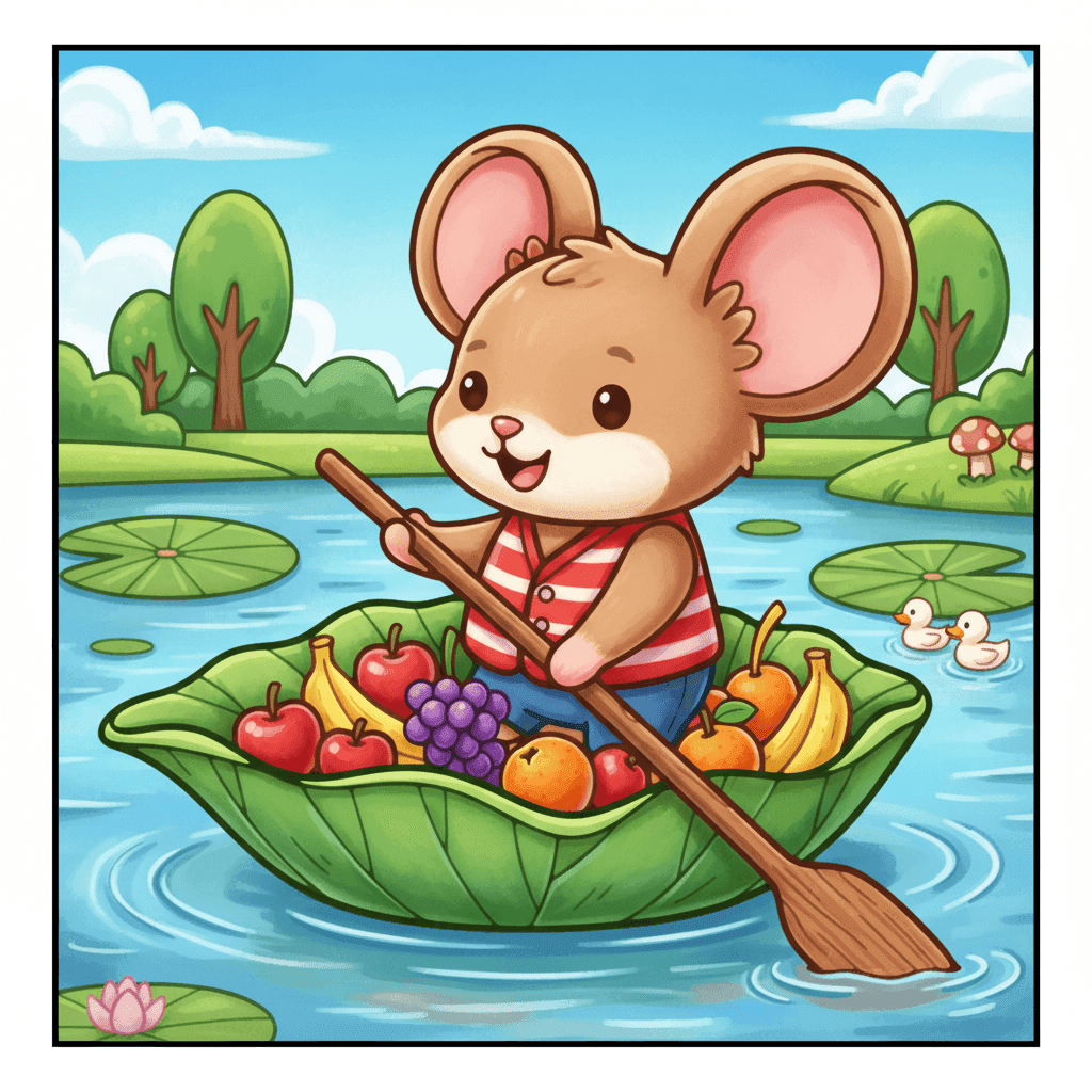 Little World Coloring Book colored sample 7