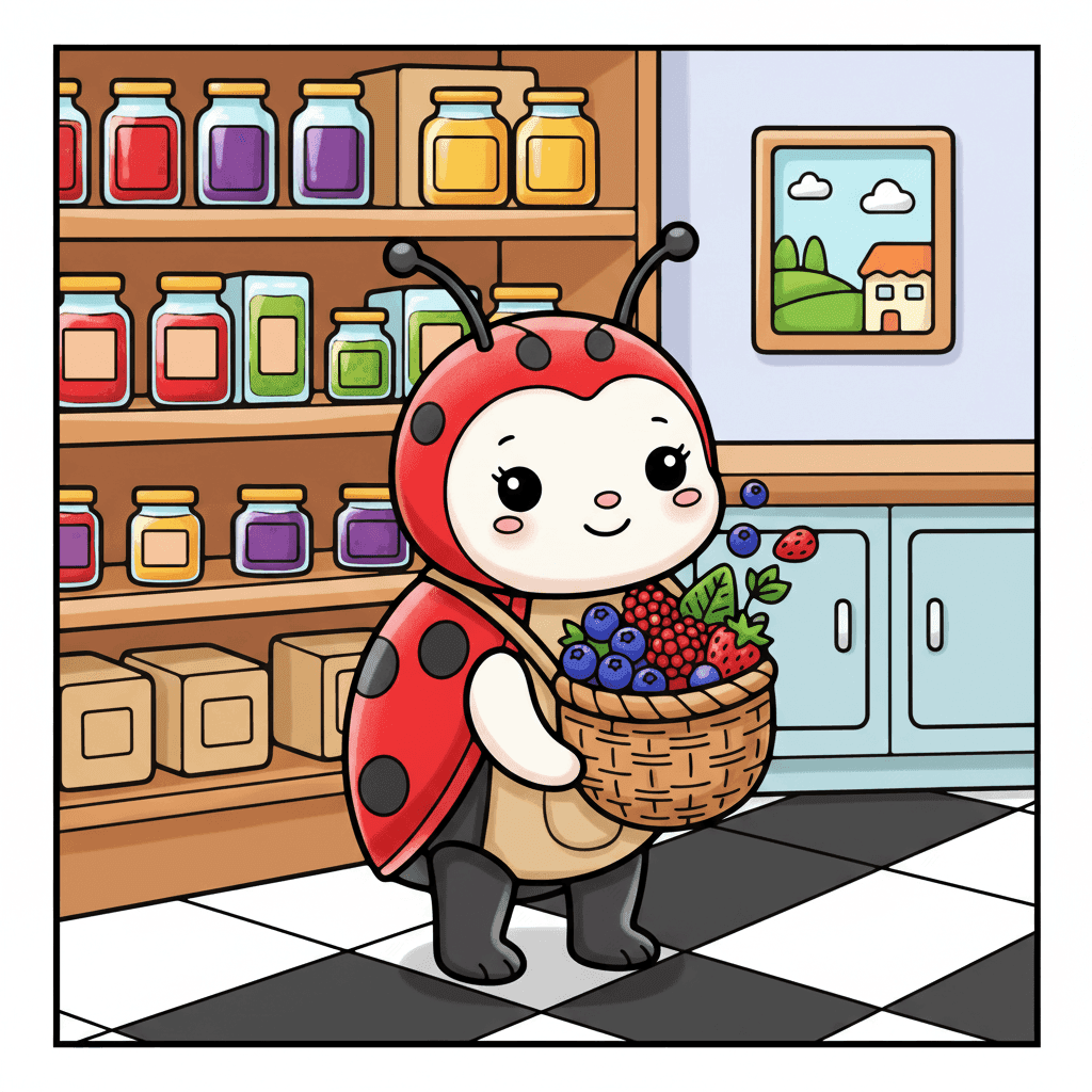 Little World Coloring Book colored sample 9
