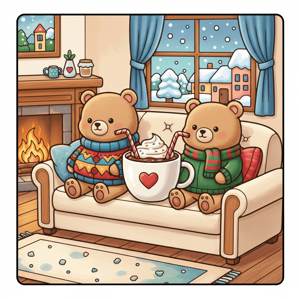 Love Day Coloring Book colored sample 2