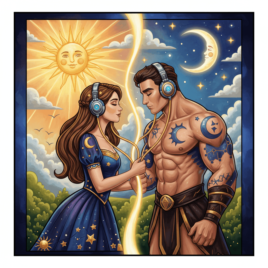 Miles Apart Love Fantasy Coloring Book colored sample 7