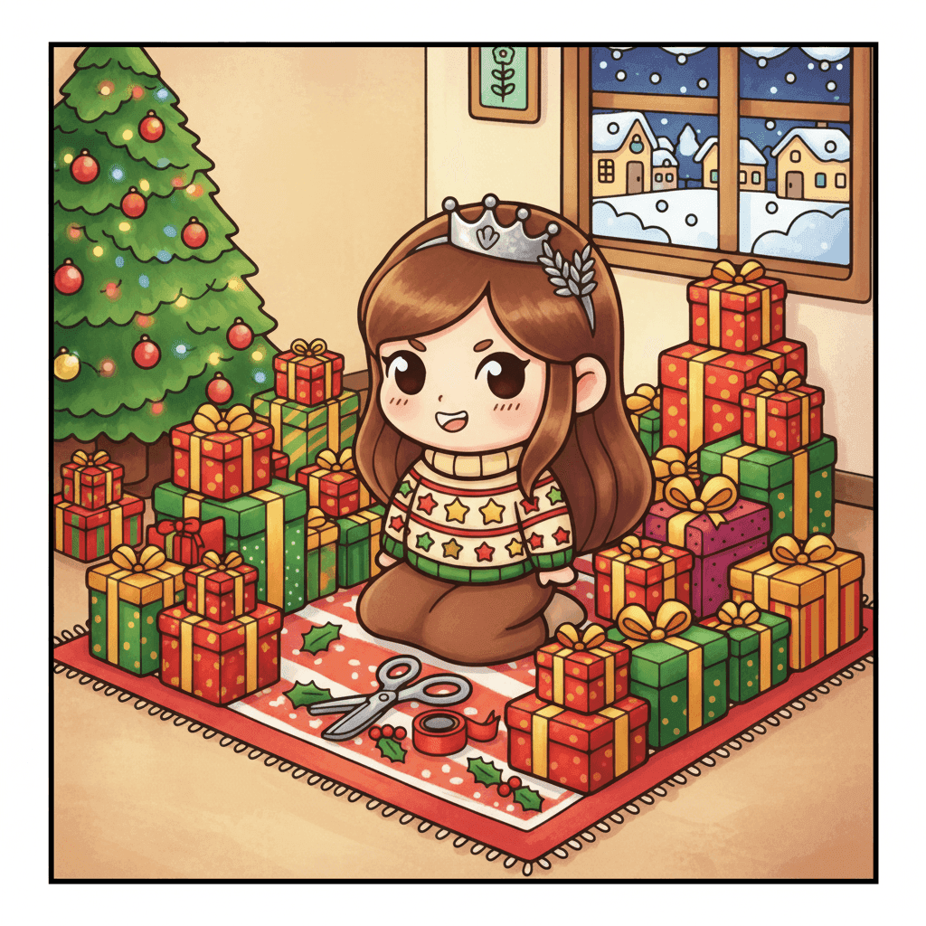Zodiac Holiday Coloring Book colored sample 7